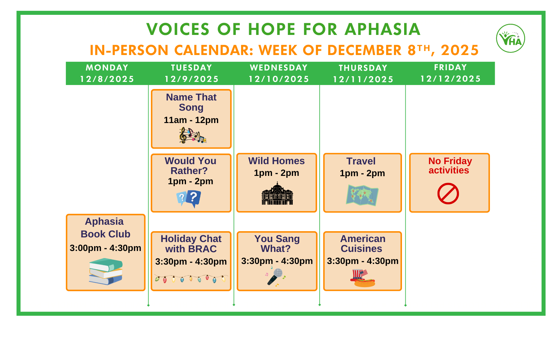 December 8 2025 - online Online Sessions