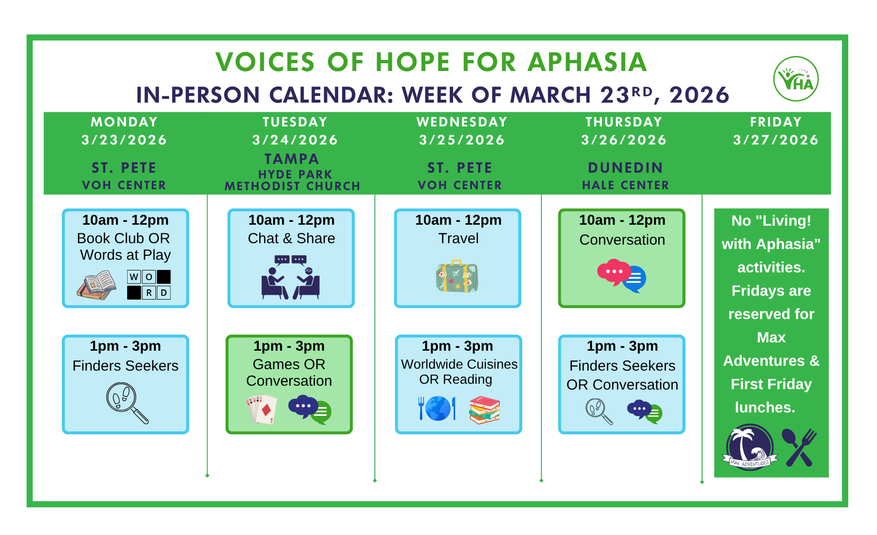 March 23 2026 - in person In-Person Calendar