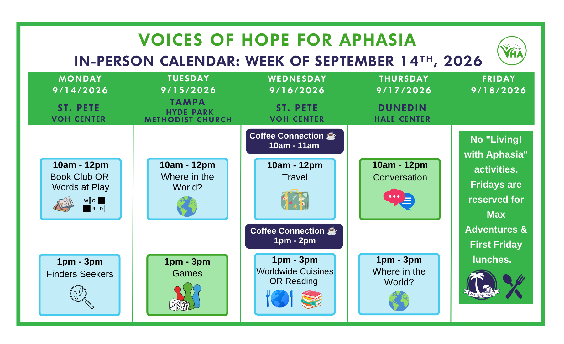 September 14 2026 - in person In-Person Calendar